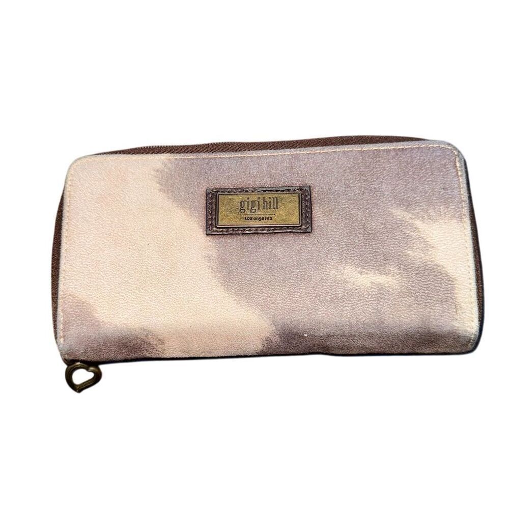 Gigi Hill Los Angeles Multicolor Animal Print Wallet